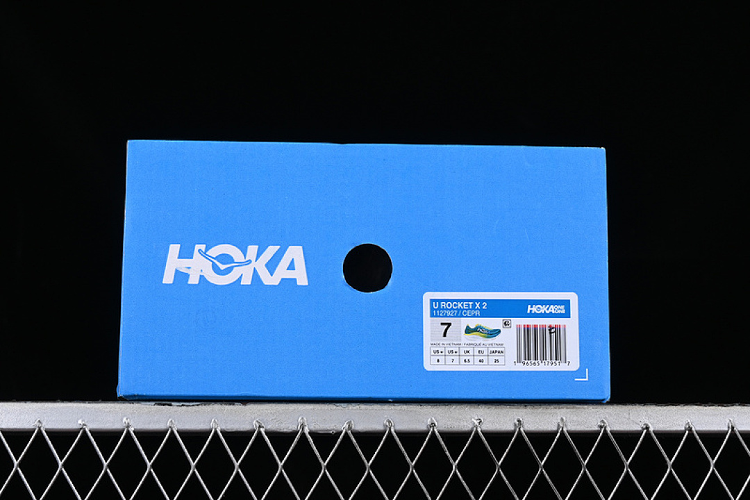 Hoka [1127927 CEPR]-[HOKA ONE ROCKET X 2 WHITE/GREEN/YELLOW]-[WOMAN:36-39]-[MAN:40-44] - Image 12
