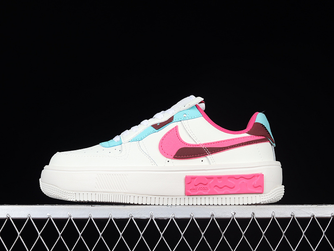 Nike Nike AIR FORCE 1 FONTANKA PS SAIL/WASHED TEAL/SANGRIA/PINK PRIME · DO6146-101, photo 1