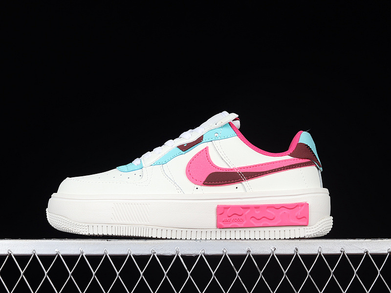 Nike Nike AIR FORCE 1 FONTANKA PS SAIL/WASHED TEAL/SANGRIA/PINK PRIME · DO6146-101, photo 1