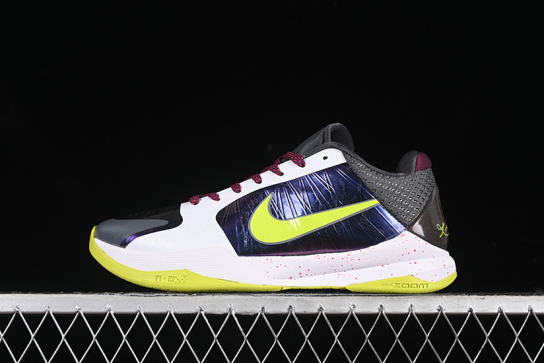 Nike [CD4991-100]-[ZOOM KOBE 5 PROTRO PURPLE/CYBER/WHITE/BLACK]-[MAN:39-48] - Image 3
