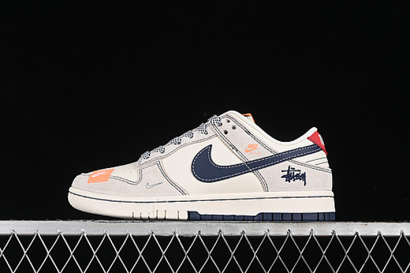 Nike SB DUNK LOW WHITE/GREY/BLUE/ORANGE · MM1089-025, photo 1