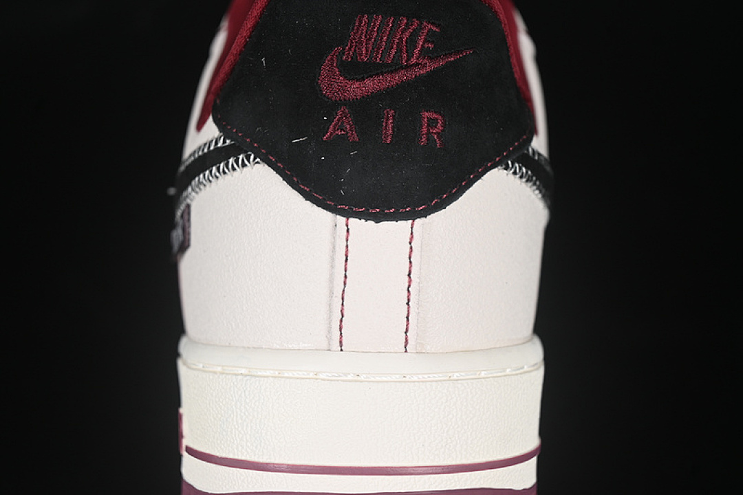 Nike [KK1988-046]-[AIR FORCE 1 07 LOW BLACK/RED/WHITE]-[WOMAN:36-39]-[MAN:40-45] - Image 7