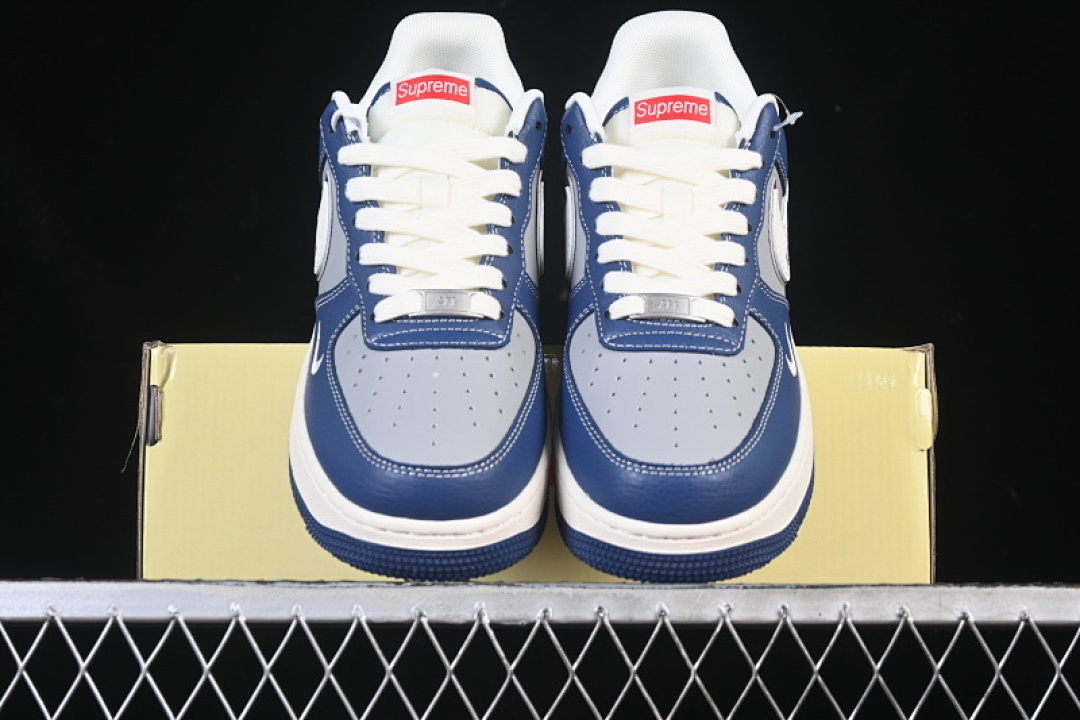 Nike [XD2588-602]-[AIR FORCE 1 07 LOW SUPERME NAVY BLUE/WHITE/RED]-[WOMAN:36-39]-[MAN:40-45] - Image 12
