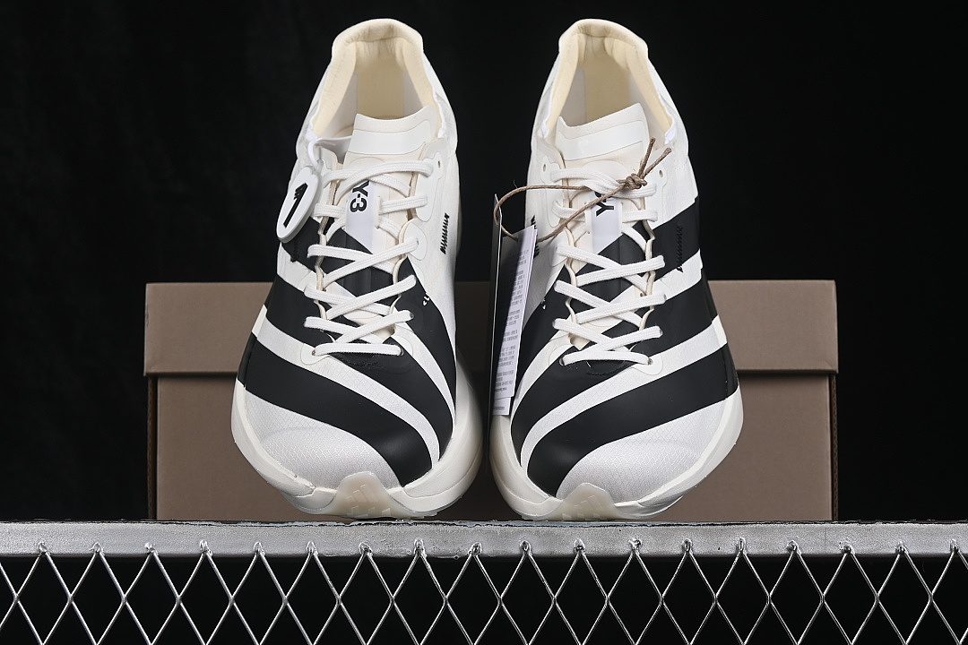 Adidas [KI6875]-[BREATHABLE LOW TOP RUNNING SHOES WHITE/BLACK]-[WOMAN:36-39]-[MAN:40-46] - Image 12