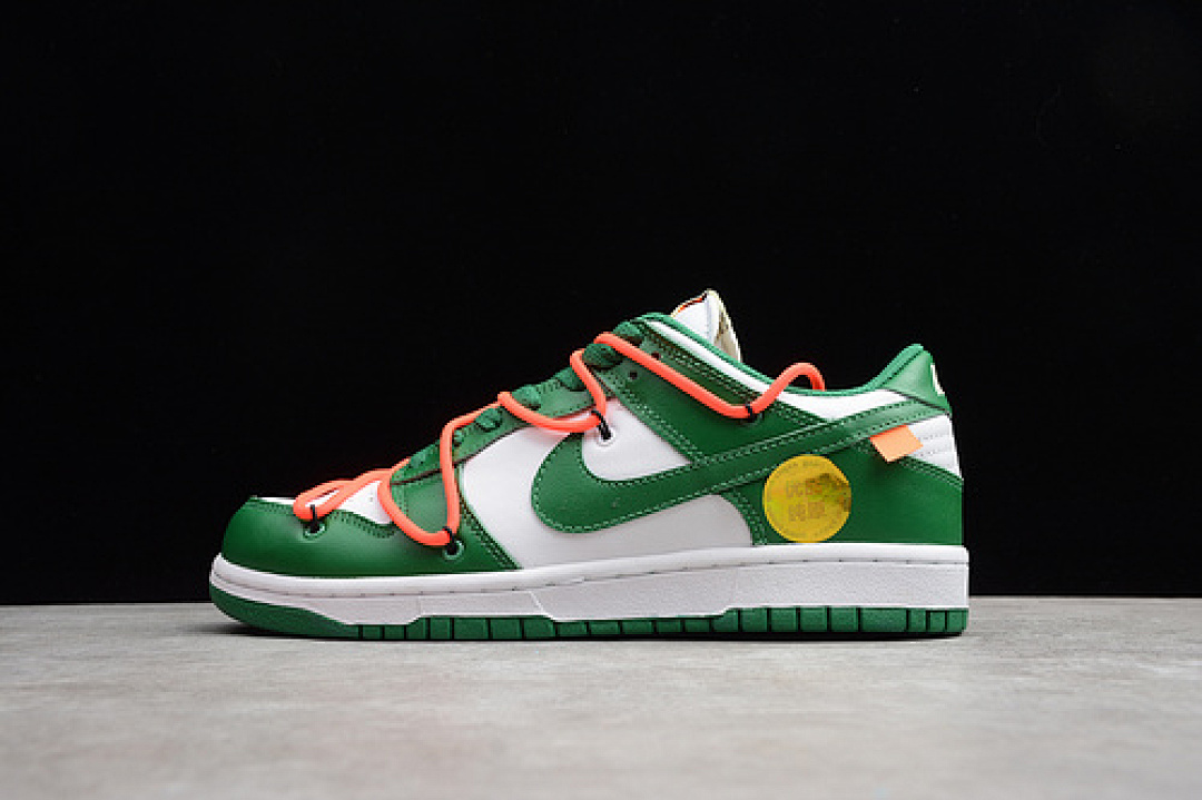Unbranded [CT0865-100]-[OW X DUNK LOW FUTURA GREEN/WHITE/ORANGE]-[UNISEX:36-45], photo 1