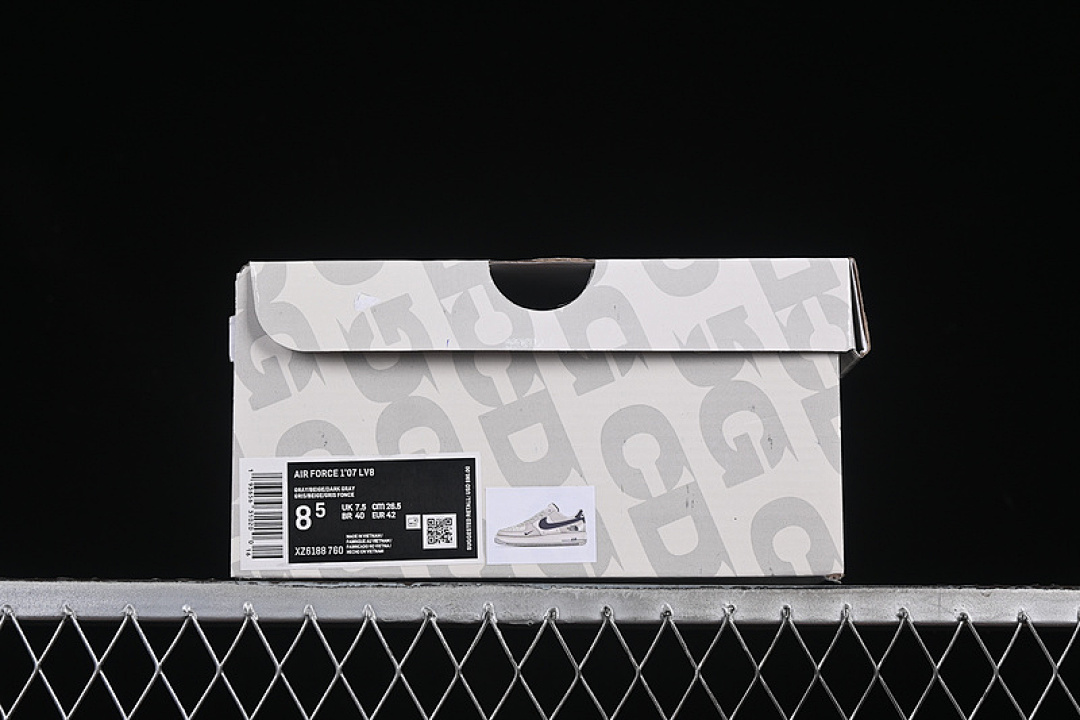 Nike [XZ6188-760]-[AIR FORCE 1 07 LOW WHITE/GREY]-[WOMAN:36-39]-[MAN:40-45] - Image 12