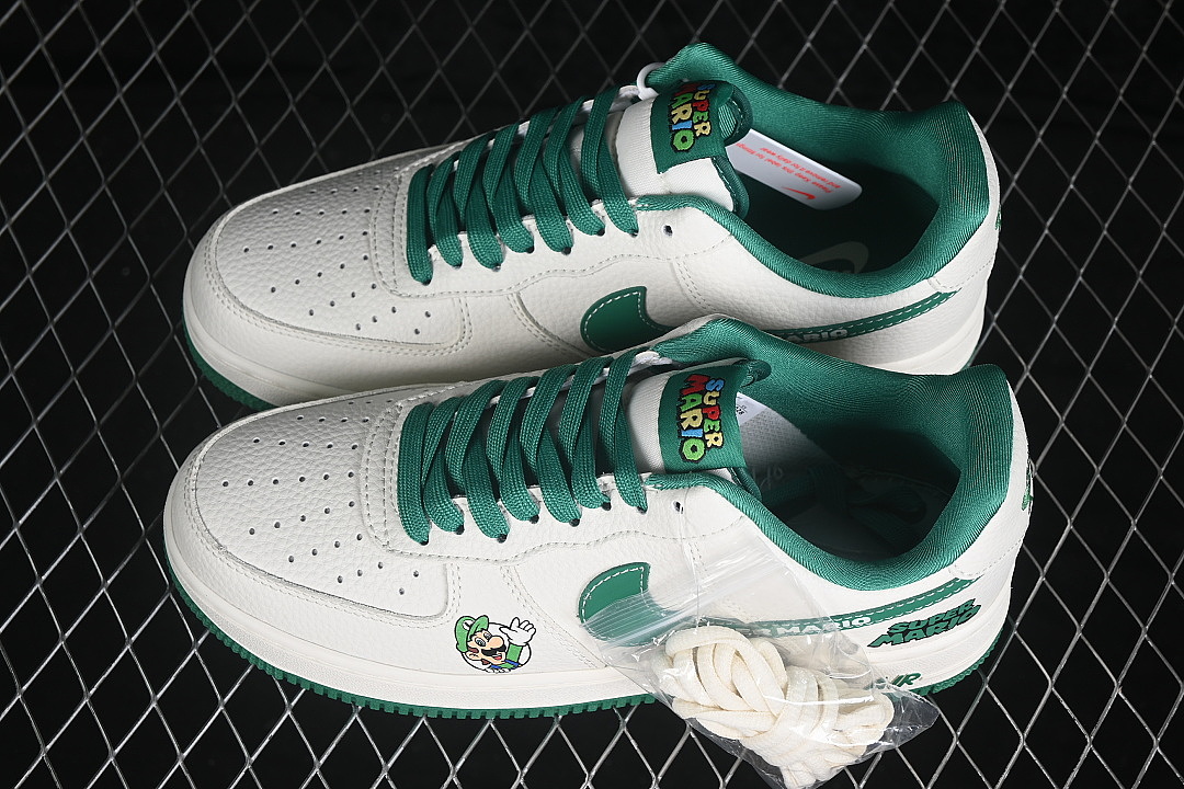 Nike [DW8806-028]-[AIR FORCE 1 07 LOW CASUAL SNEAKERS DARK GREEN/WHITE]-[WOMAN:36-39]-[MAN:40-45] - Image 10