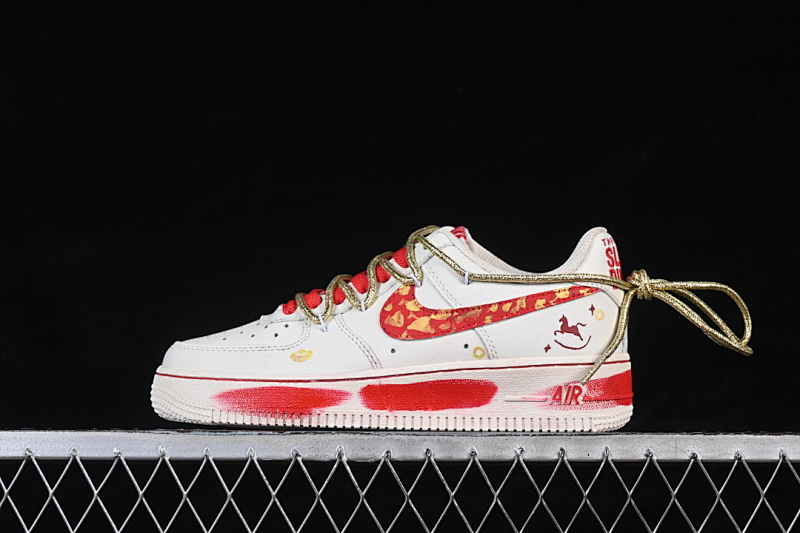 Nike Nike AIR FORCE 1 07 LOW WHITE/RED · SD2023-402, photo 1
