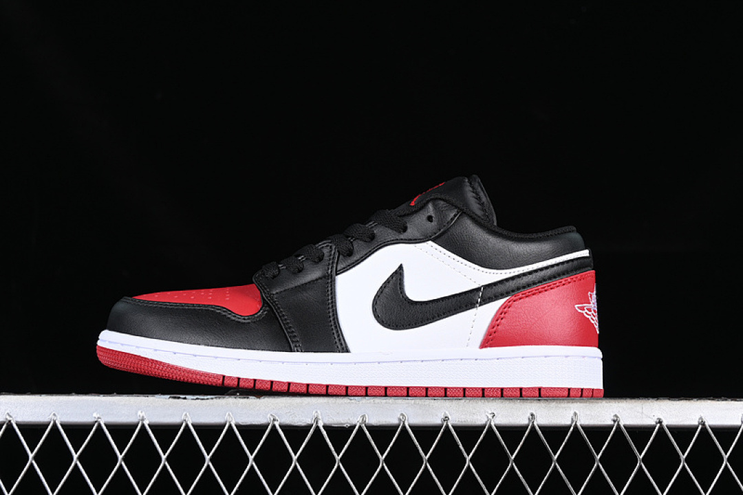 Jordan [553558-161]-[AIR JORDAN 1 LOW SE BRED TOE WHITE/BLACK/RED]-[WOMAN:35.5-39]-[MAN:40-47.5], photo 1