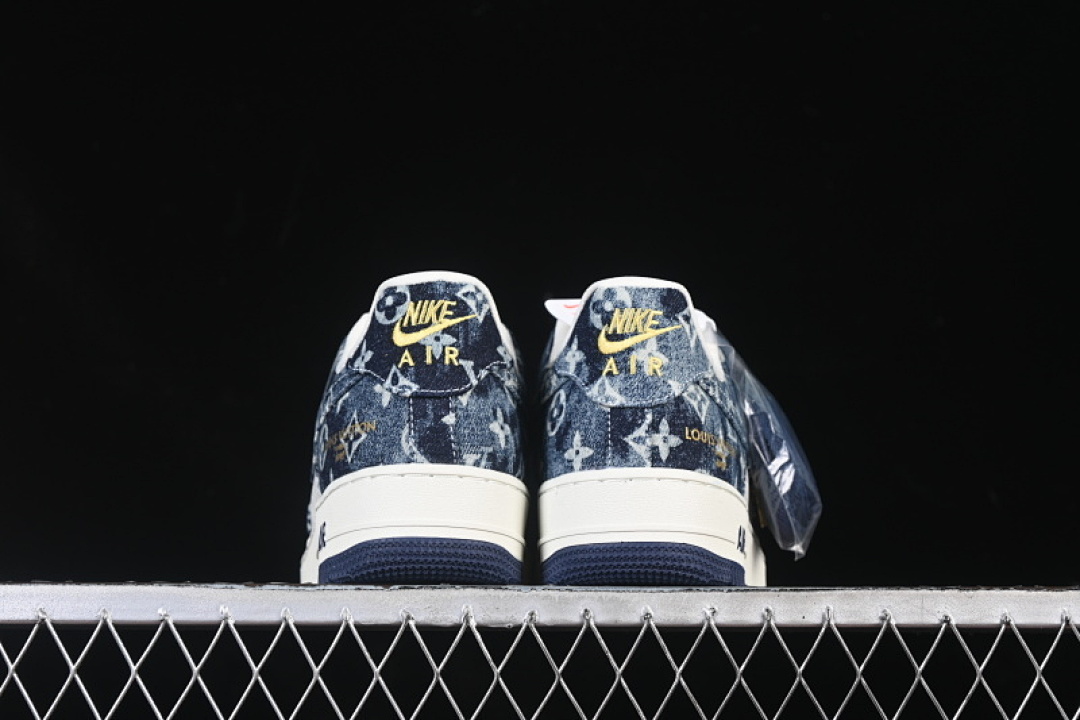 Nike [YF9511-820]-[AIR FORCE 1 07 LOW CASUAL SNEAKERS NAVY BLUE/WHITE]-[WOMAN:36-39]-[MAN:40-45] - Image 13