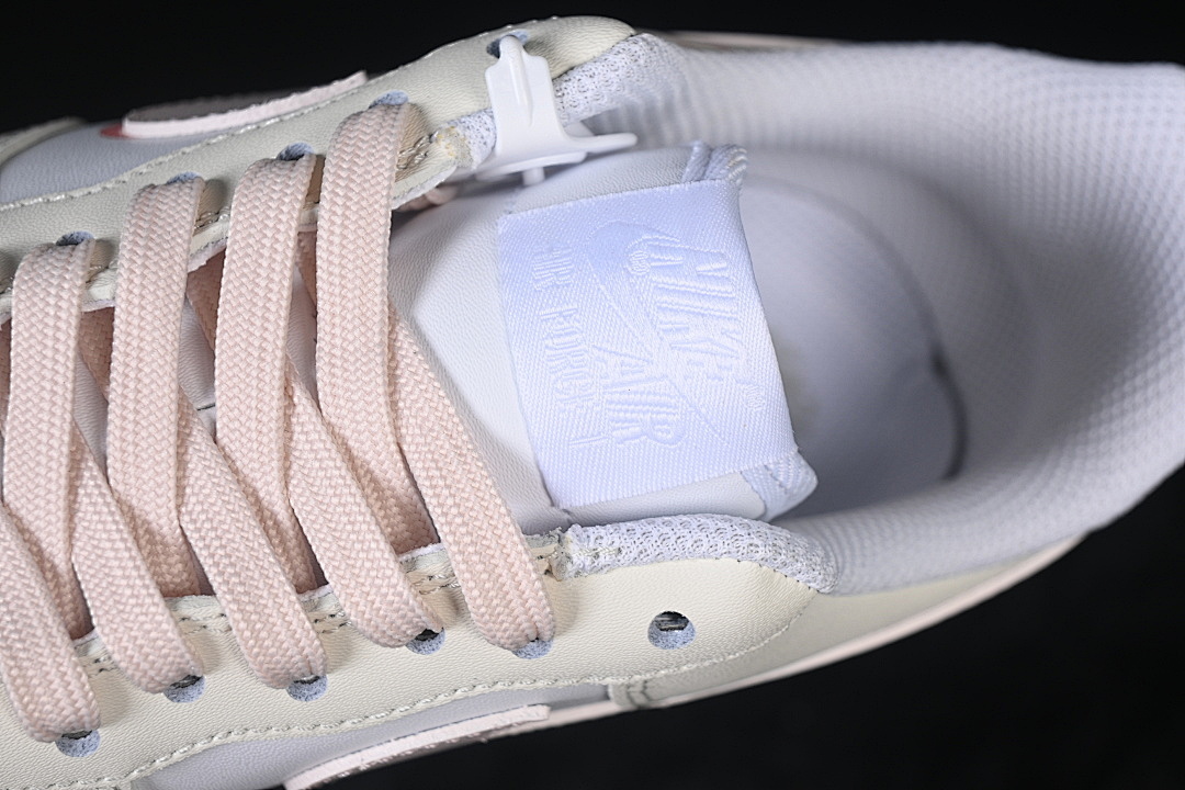 Nike [ZH0316-150]-[AIR FORCE 1 07 LOW BEIGE/WHITE/PINK]-[WOMAN:36-39]-[MAN:40-45] - Image 9