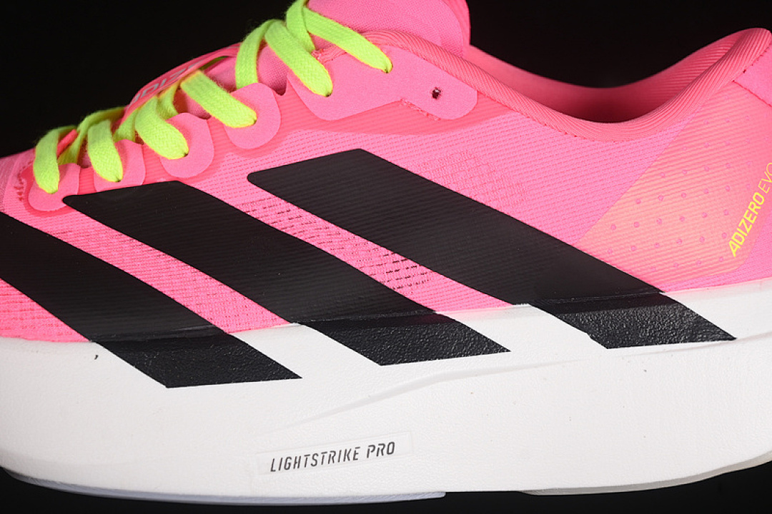 Adidas [JS4455]-[ADIZERO EVO SL WHITE/BLACK/PINK/GREEN]-[WOMAN:36-39]-[MAN:40-45] - Image 8