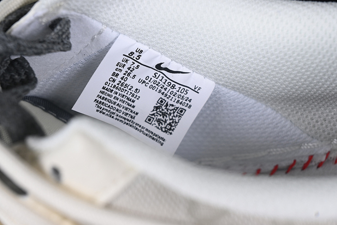 Nike [SJ1198-105]-[AIR FORCE 1 07 LOW WHITE/GREY]-[WOMAN:36-39]-[MAN:40-45] - Image 6