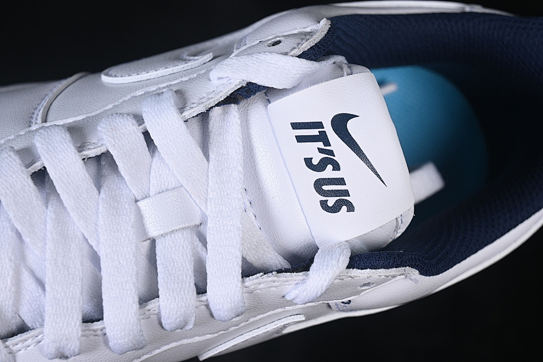Nike [IB5720-100]-[AIR FORCE 1 LOW WHITE/WHITE/MIDNIGHT NAVY/DARK POWDER BLUE]-[MAN:40-47.5] - Image 9