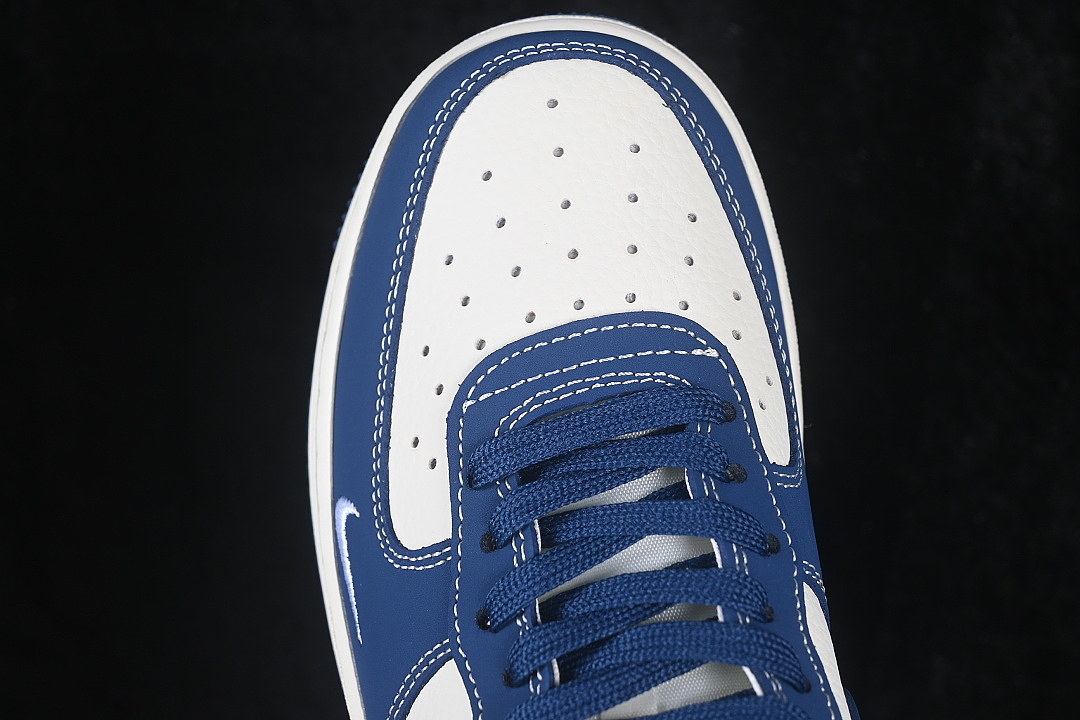 Nike [DD1982-366]-[AIR FORCE 1 07 LOW CASUAL SNEAKERS NAVY BLUE/WHITE]-[WOMAN:36-39]-[MAN:40-45] - Image 9