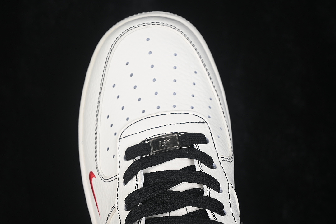 Nike [MM3399-826]-[AIR FORCE 1 07 LOW CASUAL SNEAKERS WHITE/BLACK/WHITE]-[WOMAN:36-39]-[MAN:40-45] - Image 10