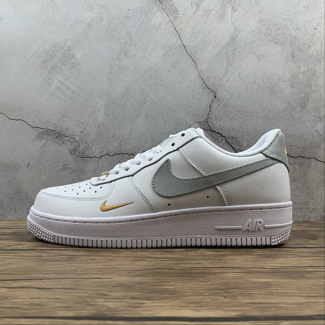 Nike [CZ0270-106]-[AIR FORCE 1 LOW WHITE/NEUTRAL GREY/GOLD]-[WOMAN:36-39]-[MAN:40-45], photo 1