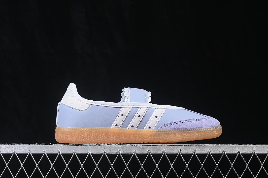 Adidas [LA5345]-[SAMBA JANE MARY LAZY LIFE SHOES LIGHT BLUE/BLUE]-[WOMAN:35-39]-[MAN:40-42] - Image 15