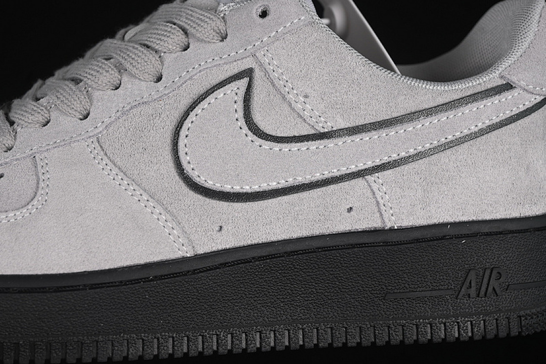 Nike [HQ1966-001]-[AIR FORCE 1 07 LOW LIGHT SMOKE GREY/BLACK]-[WOMAN:36-39]-[MAN:40-45] - Image 7