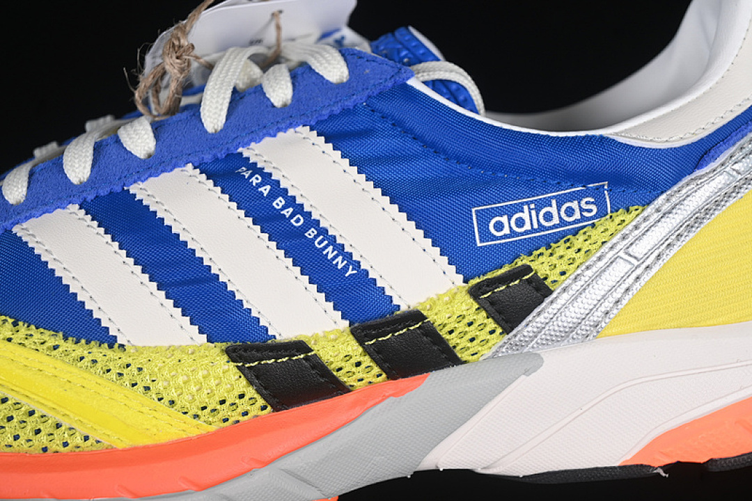 Adidas [JQ8757]-[BAD BUNNY X ADIZERO SL72 BLUE/CORE WHITE/SHOCK YELLOW]-[WOMAN:36-39]-[MAN:40-45] - Image 8