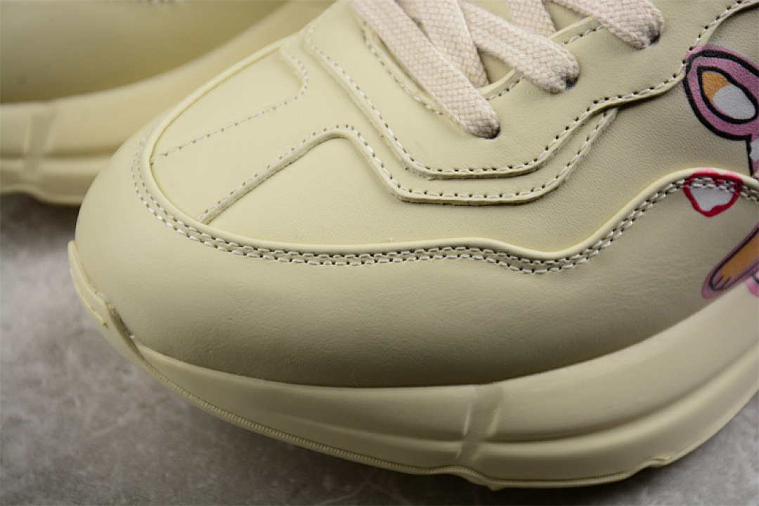 On Running [GU*CCI RHYTON VINTAGE TRAINER SNEAKER BEIGE/BEIGE/PINK]-[WOMAN:35-39] - Image 8