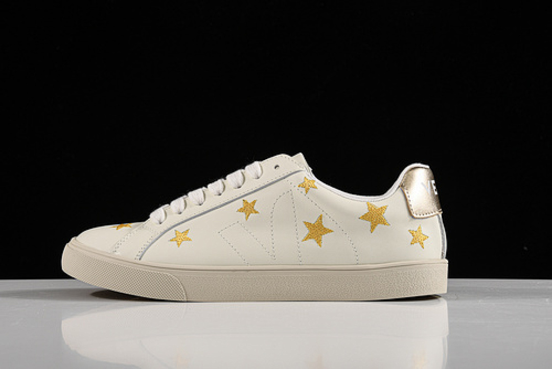 Unbranded [VE*JA LEATHER EXTRA SNEAKERS WHITE/GOLD/SILVER]-[WOMAN:35-39]-[MAN:40-44], photo 1