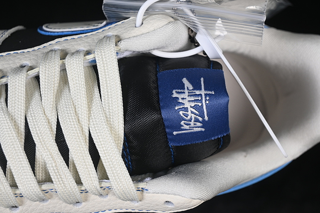 Nike [DN1688-811]-[AIR FORCE 1 07 LOW WHITE/BLACK/NAVY BLUE]-[WOMAN:36-39]-[MAN:40-45] - Image 9