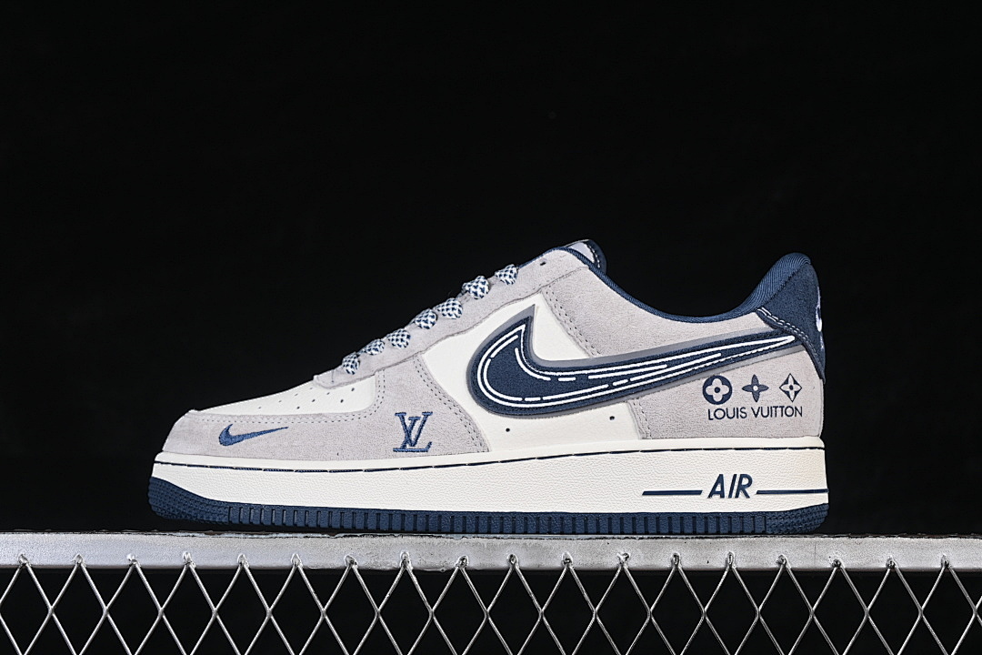 Nike Nike AIR FORCE 1 07 LOW CASUAL SNEAKERS BLUE/WHITE/GREY · SS1979-011, photo 1