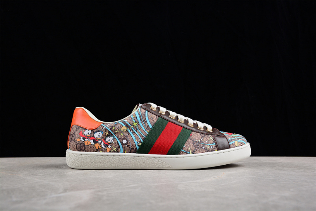 Gucci [GU*CCI ACE LOW CASUAL BOARD SHOES MULTI-COLOR/BROWN/ORANGE]-[WOMAN:35-44] - Image 14