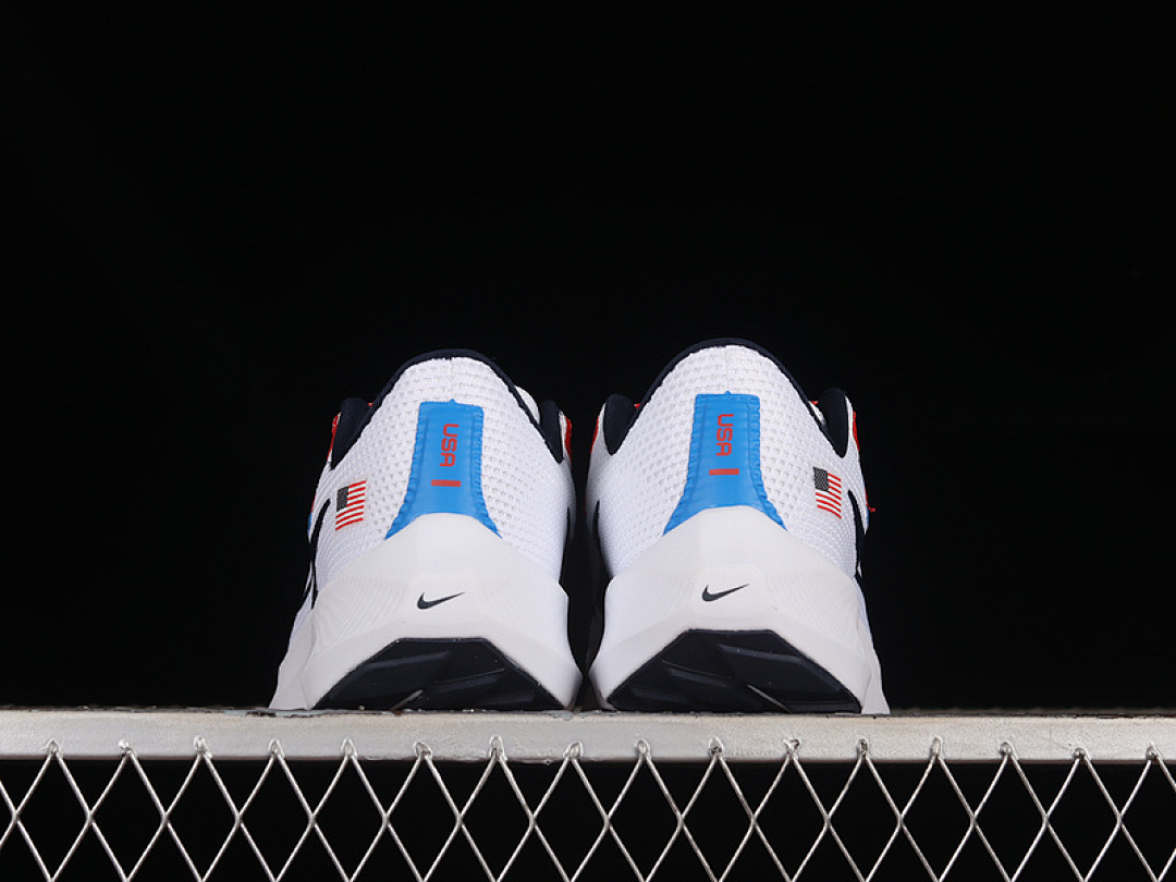 Nike [FN0013-100]-[AIR ZOOM PEGASUS 40 WHITE/BLUE/BLACK/RED]-[MAN:39-46] - Image 13
