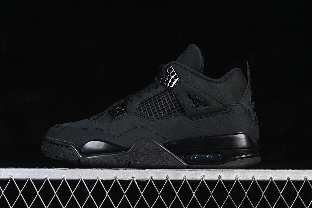 Unbranded [FV5029-010]-[JORDAN 4 RETRO BLACK/BLACK/LIGHT GRAPHITE]-[WOMAN:36-39]-[MAN:40-48.5], photo 1