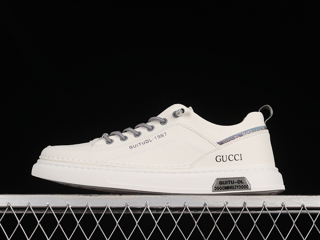 Unbranded [9Y9209666]-[GU*CCI 22SS CASUAL FASHION SHOES WHITE/WHITE/LIGHT GREY]-[MAN:39-44], photo 1