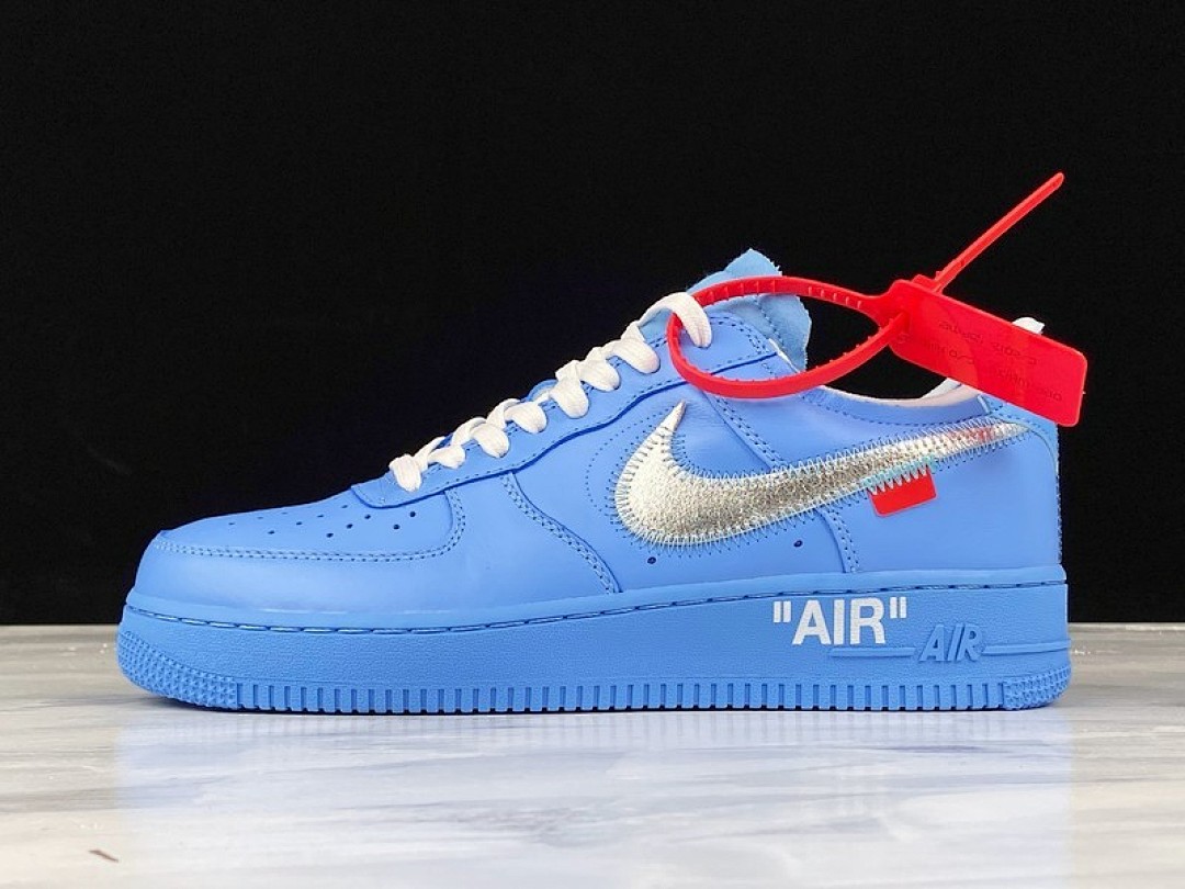 Nike [CI1173-400]-[OWF AIR FORCE 1 LOW X OW MCA UNIVERSITY BLUE/SILVER-WHITE], photo 1