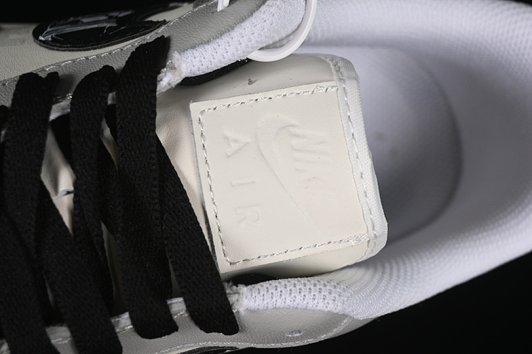Nike [DO7471-991]-[AIR FORCE 1 07 LOW QUIT SMOKING WHITE/GREY/BLACK]-[WOMAN:36-39]-[MAN:40-45] - Image 9