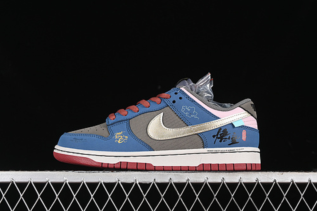 Unbranded [DV2433-109]-[DUNK LOW SB GREY/PINK/RED/BLUE]-[WOMAN:36-39]-[MAN:40-46], photo 1