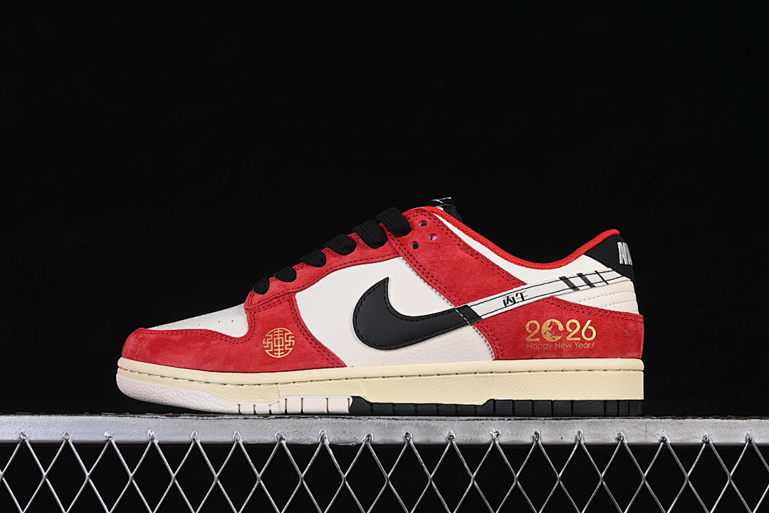 Unbranded [HT5088-651]-[SB DUNK LOW LOW-TOP CASUAL SKATE SHOES WHITE/RED]-[WOMAN:36-39]-[MAN:40-45], photo 1