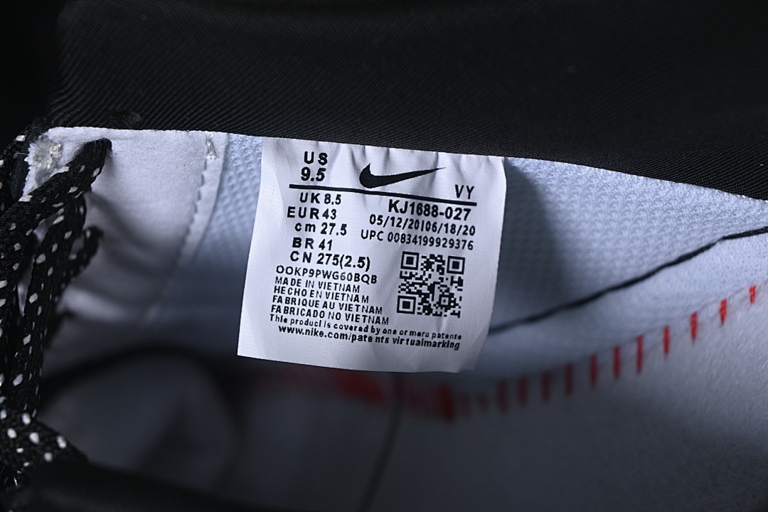 Nike [KJ1688-027]-[AIR FORCE 1 07 LOW CASUAL SNEAKERS WHITE/BLACK]-[WOMAN:36-39]-[MAN:40-45] - Image 6