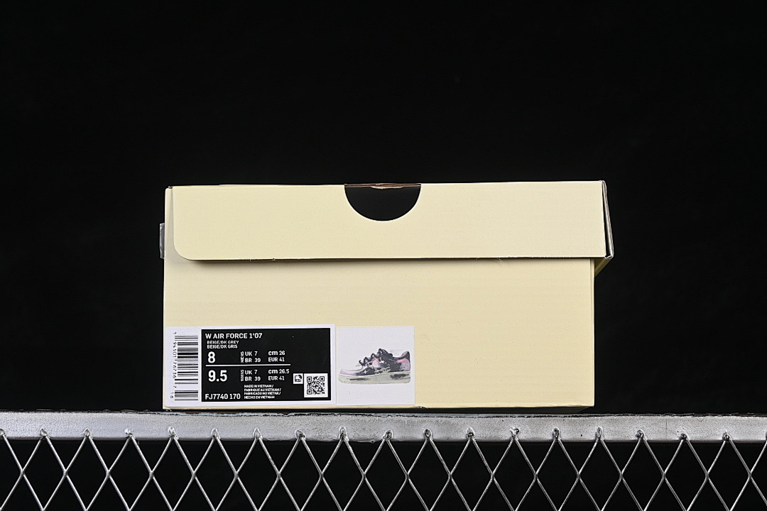 Nike [FJ7740-170]-[AIR FORCE 1 07 LOW WHITE/BLACK/PURPLE]-[WOMAN:36-39]-[MAN:40-45] - Image 12