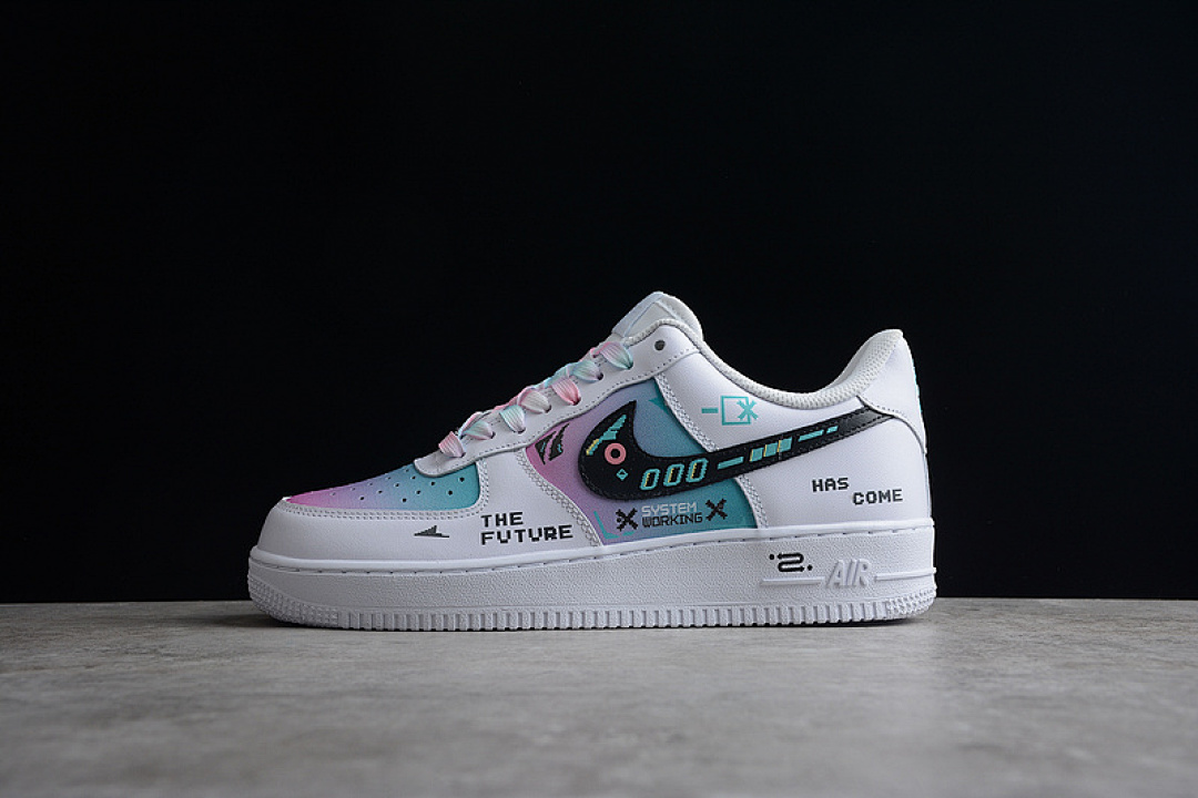 Nike [CW2288-111]-[AIR FORCE 1 LOW 07 VIDEO GAME WHITE/MULTI-COLOR/BLACK]-[WOMAN:36-39]-[MAN:40-45], photo 1
