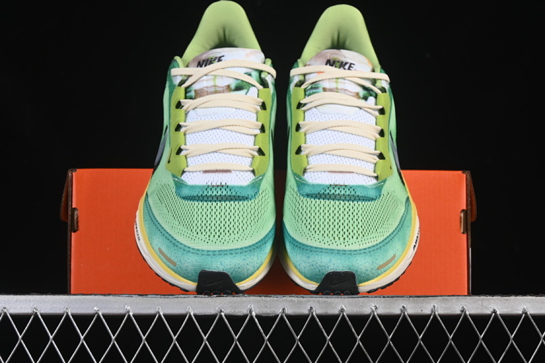 Nike [IH3583-999]-[AIR ZOOM PEGASUS 41 FK GREEN/WHITE/GREY/BLACK/YELLOW]-[WOMAN:39]-[MAN:40-46] - Image 12