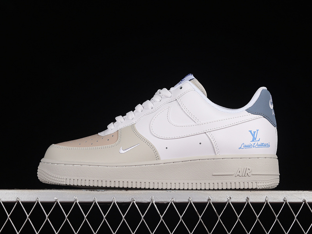 Nike Nike L*V X AIR FORCE 1 LOW 07 WHITE/BEIGE/HAZE BLUE · BS8871-301, photo 1