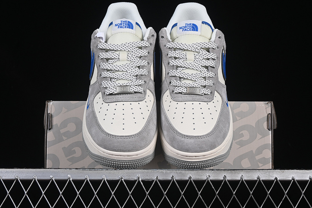 Nike [XZ6188-745]-[AIR FORCE 1 07 LOW WHITE/BLUE/GREY]-[WOMAN:36-39]-[MAN:40-45] - Image 13