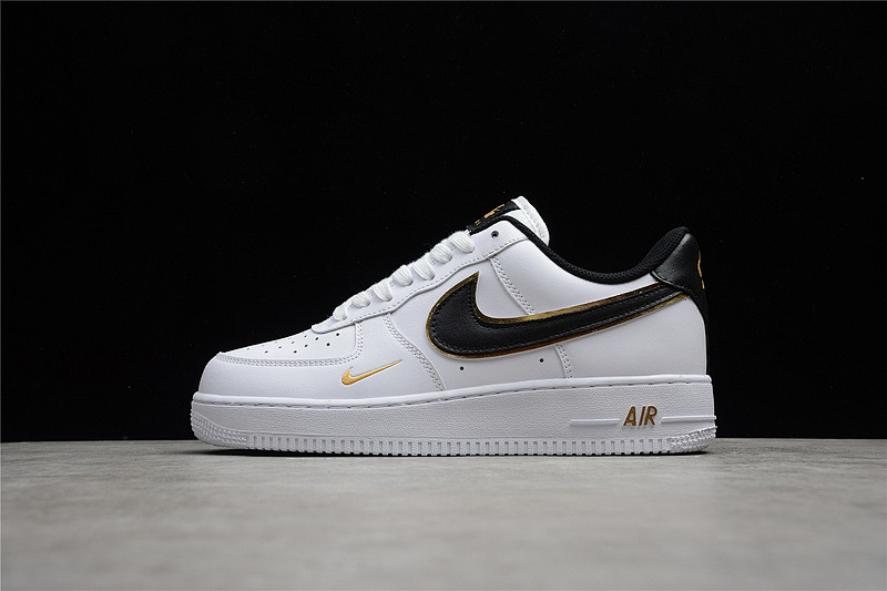 Nike Nike AIR FORCE 1 LOW 07 LV8 WHITE/BLACK/METALLIC GOLD · DA8481-100, photo 1