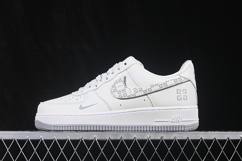 Nike Nike AIR FORCE 1 07 LOW CASUAL SNEAKERS WHITE/GREY/WHITE · WY0655-126, photo 1