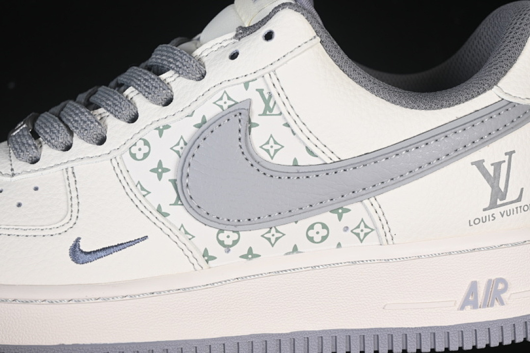 Nike [HH7518-079]-[AIR FORCE 1 07 LOW CASUAL SNEAKERS GREY/WHITE]-[WOMAN:36-39]-[MAN:40-45] - Image 7