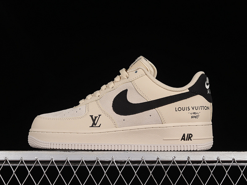 Nike Nike L*V X AIR FORCE 1 LOW 07 BEIGE/BLACK/BEIGE · BS6055-202, photo 1