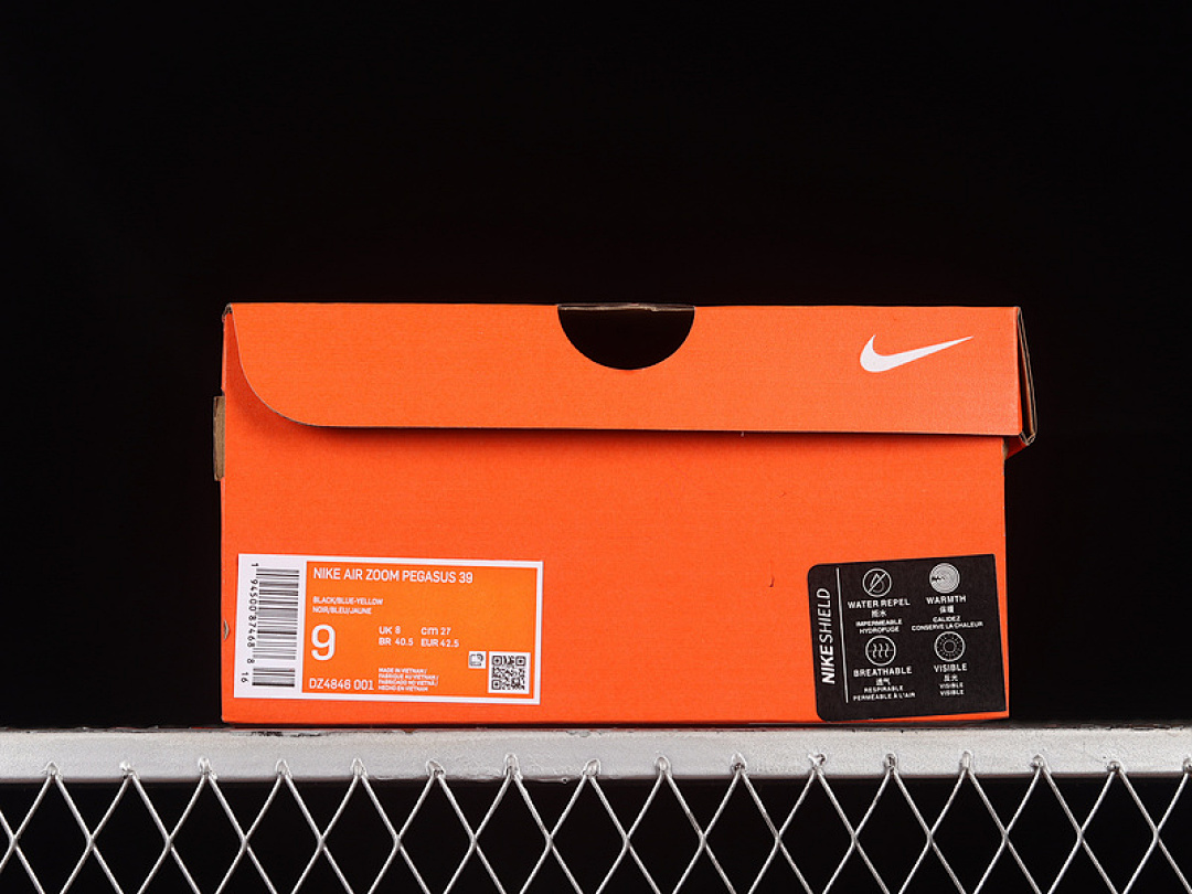 Nike [DZ4846-001]-[AIR ZOOM PEGASUS 39 BLACK/BLUE/YELLOW]-[MAN:39-45] - Image 12
