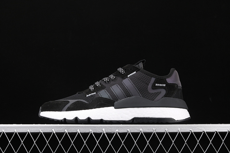 NITE JOGGER SHOES CORE BLACK/CLOUD WHITE · FU6844, photo 1