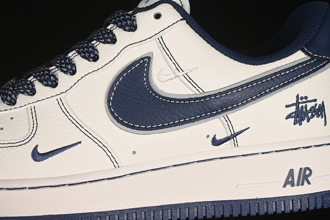 Nike [HH7518-061]-[AIR FORCE 1 07 LOW WHITE/BLUE]-[WOMAN:36-39]-[MAN:40-45] - Image 8