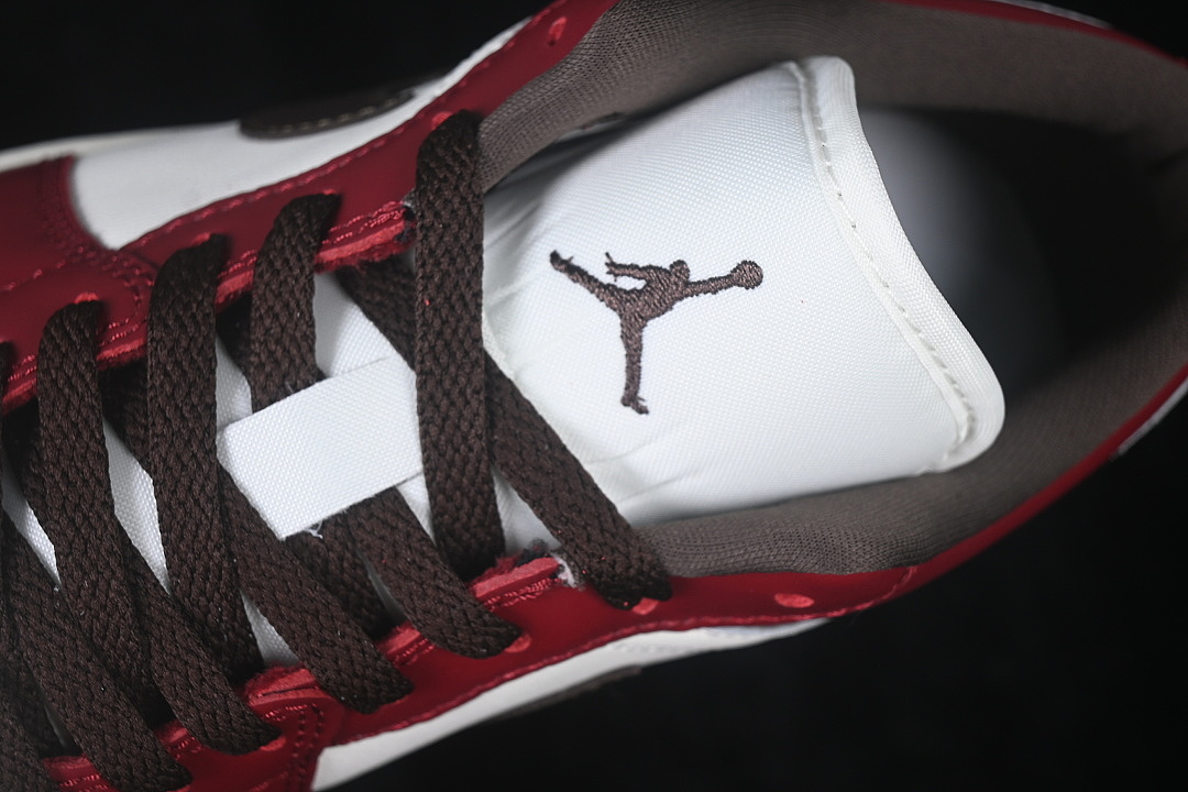 Unbranded [IX5004-121]-[AIR JORDAN 1 LOW AJ1 BASKETBALL SHOES WINE RED/CLARET RED]-[MAN:40-46] - Image 8